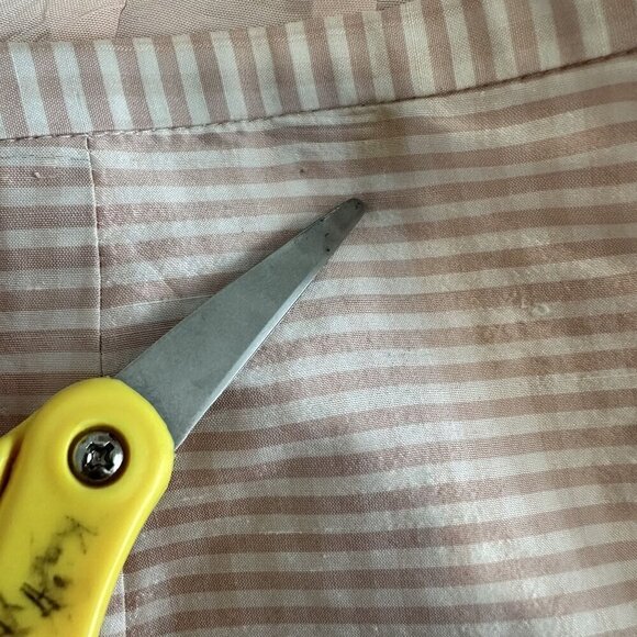 Maggy L Silk Patchwork Pencil Skirt Womens Size 12 Multicolor Gingham Pattern Mi - Picture 9 of 11